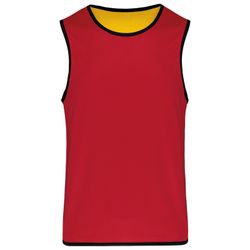 Reversible Rugby Lätzchen Lime / Spicy Orange