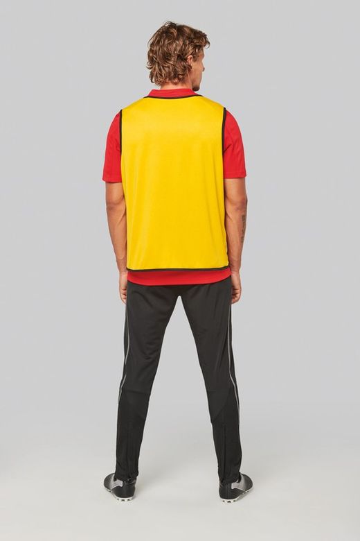 Reversible Rugby Lätzchen Lime / Spicy Orange