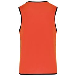 Reversible Rugby Lätzchen Lime / Spicy Orange