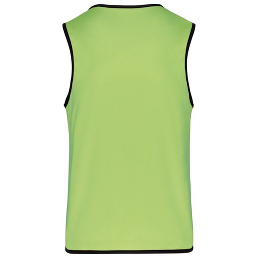 Reversible Rugby Lätzchen Lime / Spicy Orange