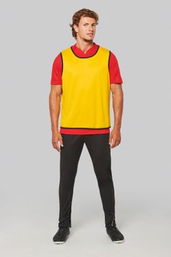 Reversible Rugby Lätzchen Lime / Spicy Orange