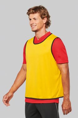 Reversible Rugby Lätzchen Lime / Spicy Orange