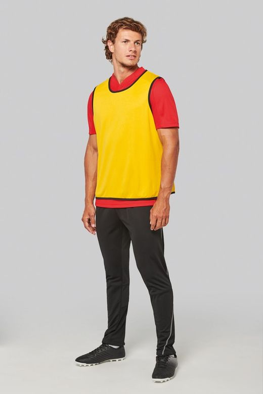 Reversible Rugby Lätzchen Lime / Spicy Orange