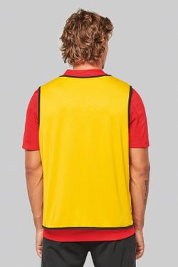 Reversible Rugby Lätzchen Lime / Spicy Orange