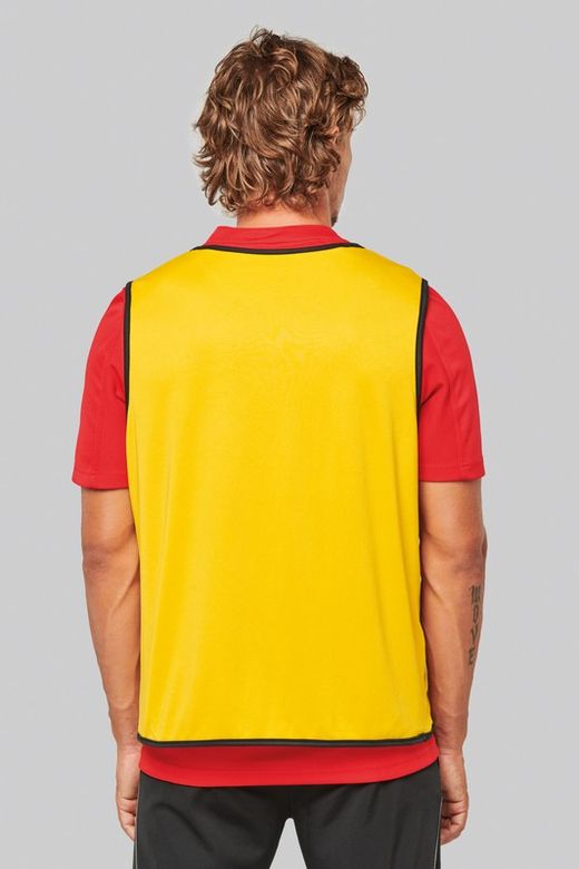 Reversible Rugby Lätzchen Lime / Spicy Orange