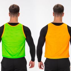 Reversible Training Bib F.Orange-F.Green