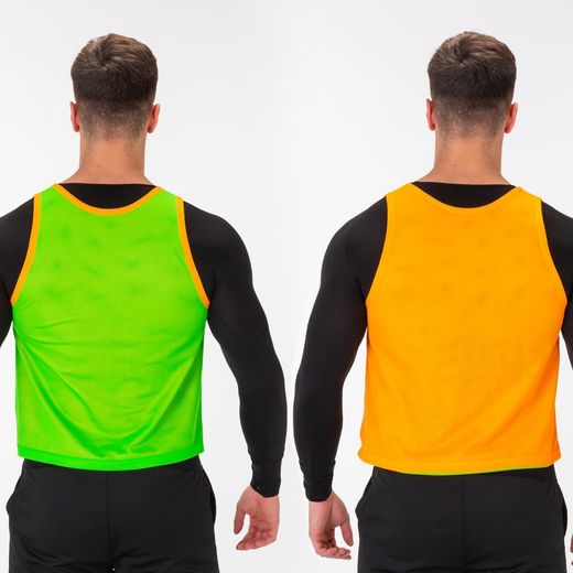 Reversible Training Bib F.Orange-F.Green