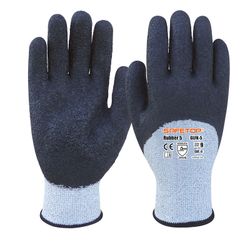 RUBBER-5, guante anticorte B de látex rugoso