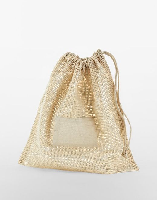 Sacos de malla de algodón orgánico