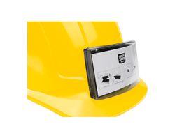 Safety Jogger HELMET BADGE HOLDER Clear