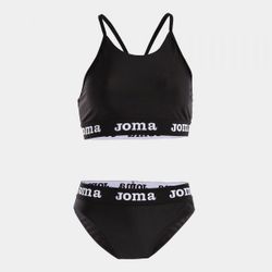 Santa Mónica Bikini Top + Swimming Bottoms Black