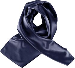 Satinschal Schwarz
