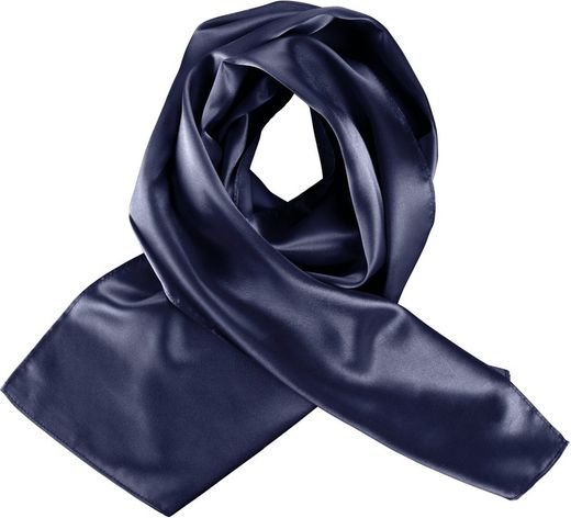 Satinschal Schwarz