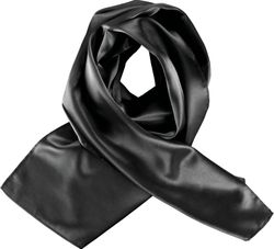 Satinschal Schwarz
