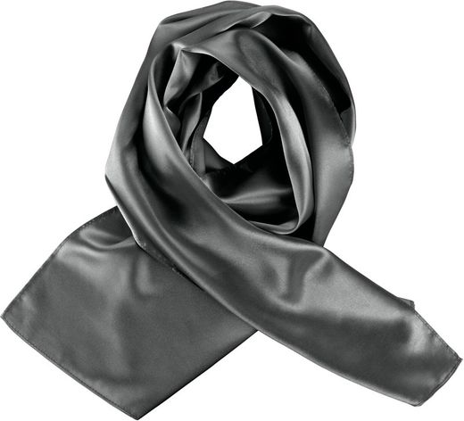 Satinschal Schwarz