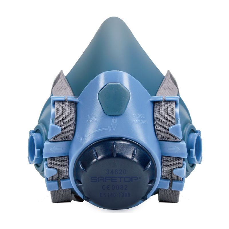 SEMI MÁSCARA SAFETOP SERIE 4600 DE SILICONA TALLA S