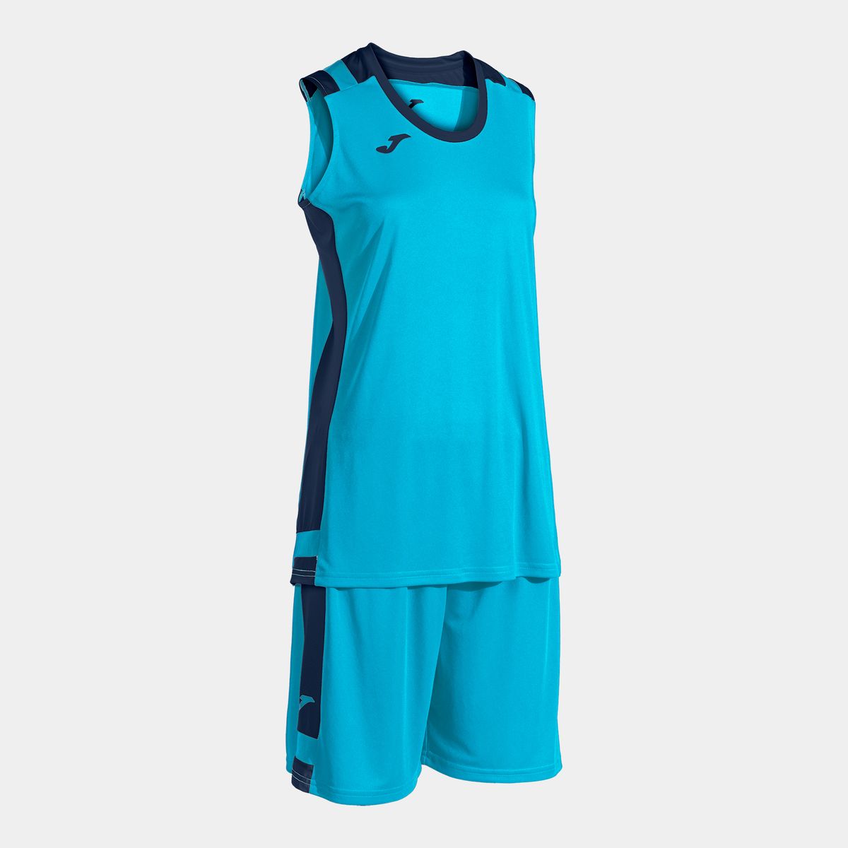 Set Lider Basket Turquesa Flúor Dark Navy Turquesa Flúor Dark Navy-10 (3XS)