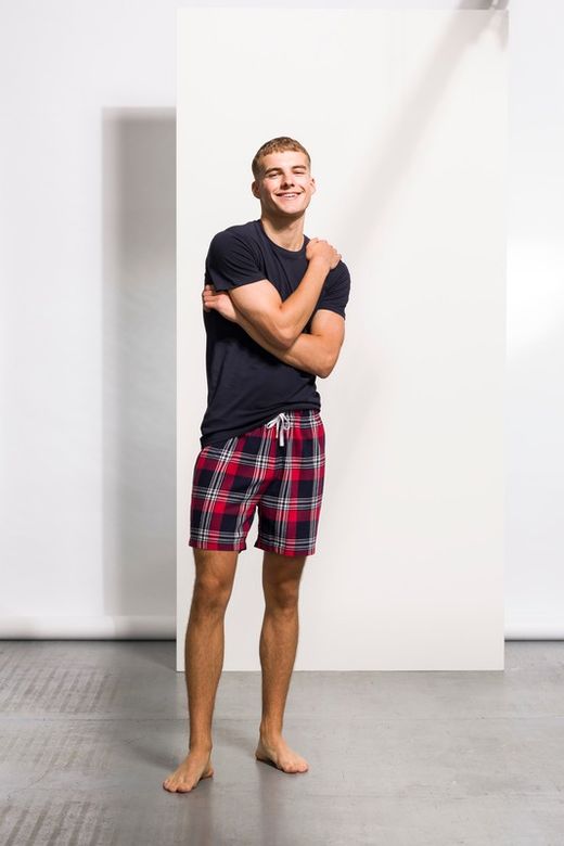 Short à motif tartan