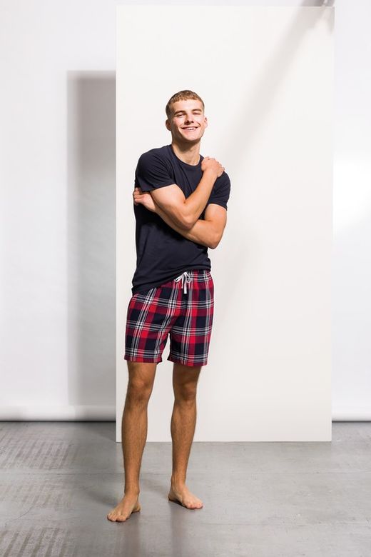 Short à motif tartan