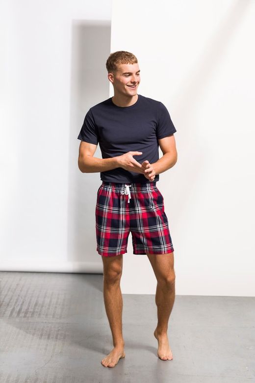 Short à motif tartan