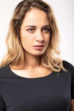 Short-sleeved dress Anthracite Heather