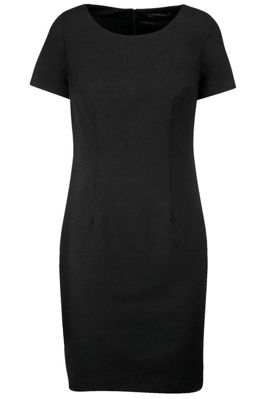 Short-sleeved dress Anthracite Heather