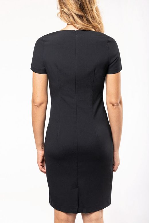 Short-sleeved dress Anthracite Heather