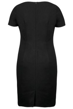 Short-sleeved dress Anthracite Heather