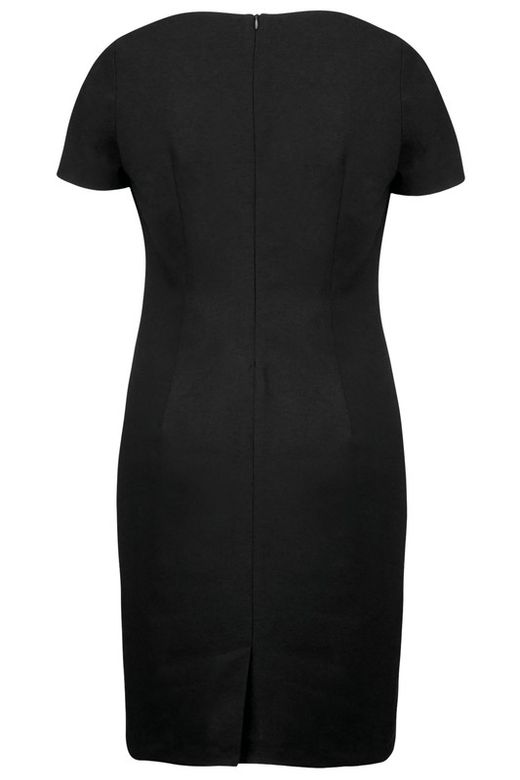 Short-sleeved dress Anthracite Heather