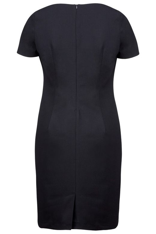Short-sleeved dress Anthracite Heather