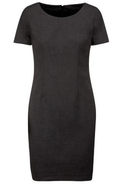 Short-sleeved dress Anthracite Heather