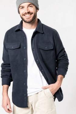 Polares Overshirt mit Sherpa-Futter