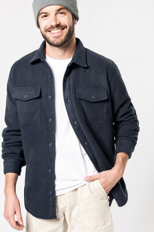 Polares Overshirt mit Sherpa-Futter