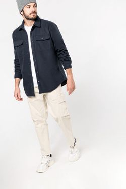 Polares Overshirt mit Sherpa-Futter