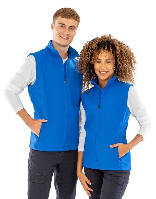 Recycelte Herren Sofshell 2 Schichten und bedruckbar