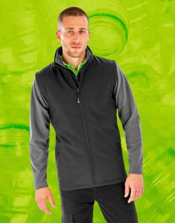 Recycelte Herren Sofshell 2 Schichten und bedruckbar
