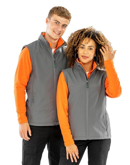 Recycelte Herren Sofshell 2 Schichten und bedruckbar