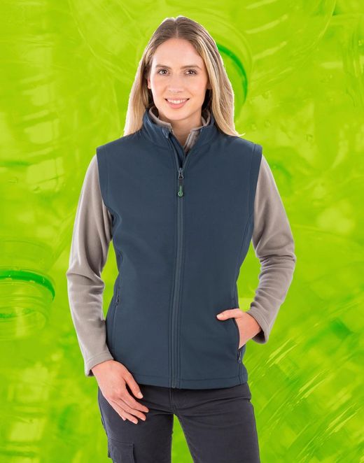 Sofshell Frauen recycelt 2 Schichten und bedruckbar