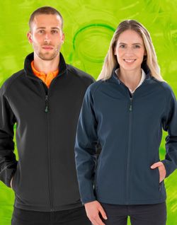 Recycelte 2-lagige bedruckbare Sofshell für Frauen