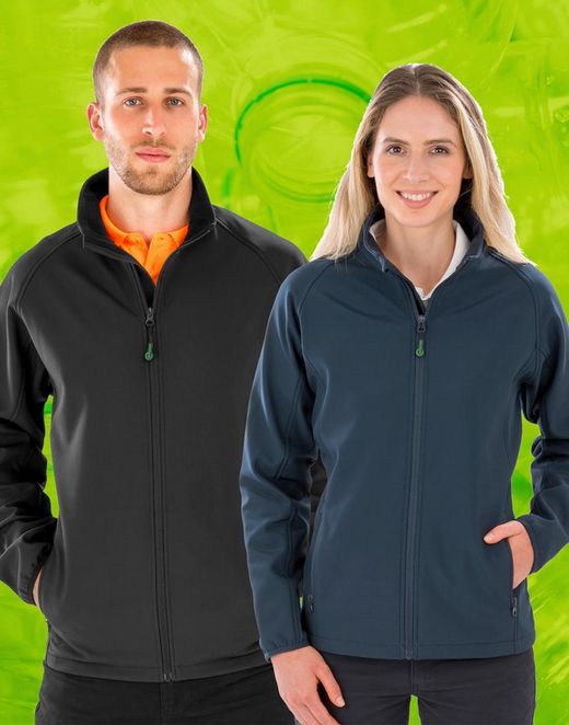 Recycelte 2-lagige bedruckbare Sofshell für Frauen