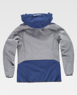 Softshell 96% Azulina / Gris Jaspeado