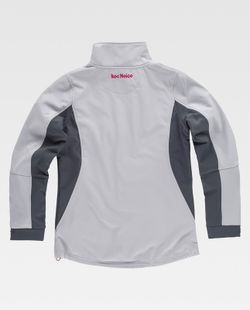 Softshell 96% Gris Claro / Gris Oscuro