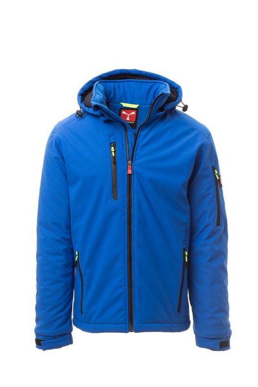 Softshell acolchada con capucha Creek Pad | Chaqueta laboral impermeable