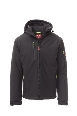 Softshell acolchada con capucha Creek Pad | Chaqueta laboral impermeable