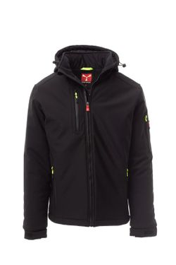 Softshell acolchada con capucha Creek Pad | Chaqueta laboral impermeable