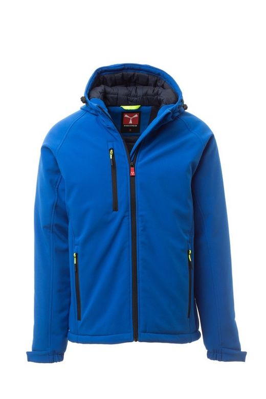 Softshell Gale Pad acolchada con capucha | Chaqueta impermeable y térmica