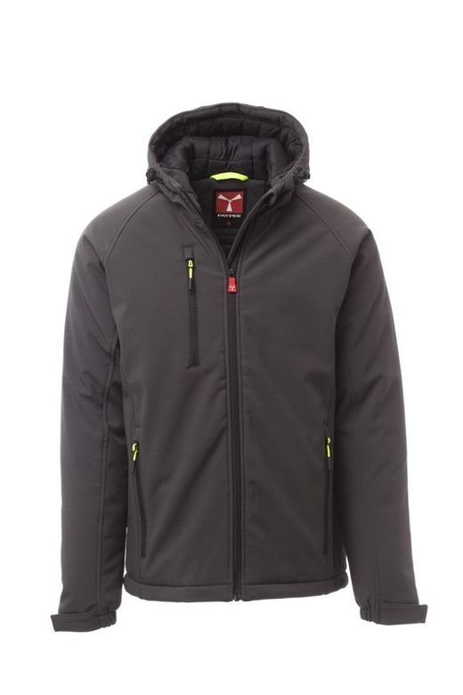 Softshell Gale Pad acolchada con capucha | Chaqueta impermeable y térmica