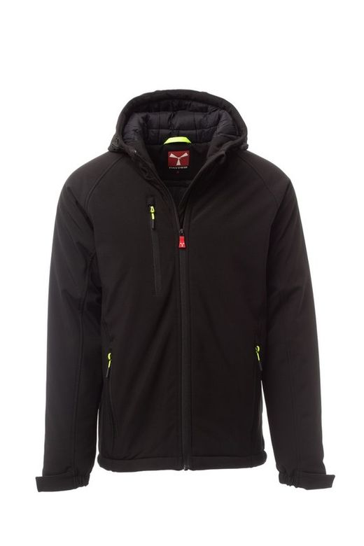 Softshell Gale Pad acolchada con capucha | Chaqueta impermeable y térmica