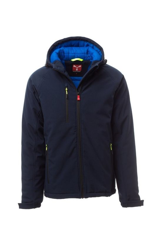 Softshell Gale Pad acolchada con capucha | Chaqueta impermeable y térmica