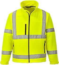 Klassische Hi-Vis Softshell-Jacke (3L)